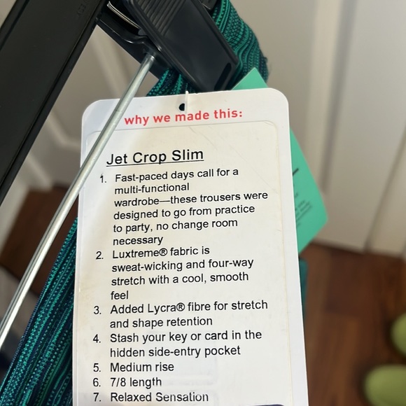 Lululemon crop slim pants - Picture 8 of 8